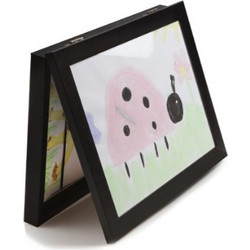 Children's art frame with storage (Παιδική Κορνίζα Αποθήκευσης Ζωγραφιών) Black