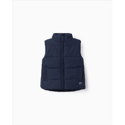 Αμάνικο Μπουφάν T1021 Zippy - Blue
