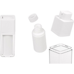Airless ακρυλικό μπουκαλάκι 15 ml με λευκή αντλία