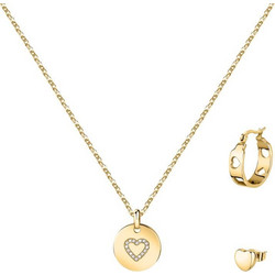 LA PETITE STORY SPECIAL SET LOVE YG NECKLACE+2 EARRINGS