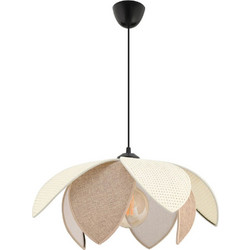 Opviq Peony Bone Hazeran Φωτιστικό Οροφής Cream-Beige 390FLH2928