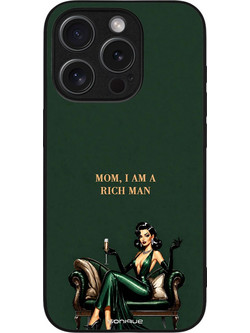 Sonique Diva Series Back Cover Rich Man (iPhone 15 Pro)