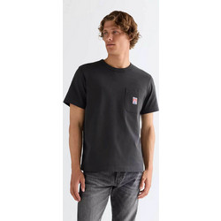 Wrangler(R) ανδρικό T-shirt με τσέπη και logo patch Relaxed Fit - 112371498 Ανθρακί