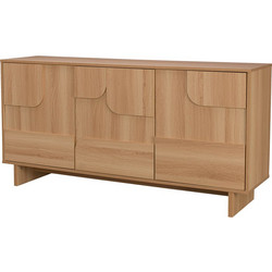 Μπουφές Jenfia pakoworld mdf σε φυσική απόχρωση 150x39x75,5εκ