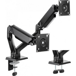 SENSE7 HANG DOUBLE Επιτραπέζια Βάση για 2 Οθόνες 17"-32" VESA 75x75/100x100mm - SENSE7