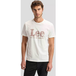 Lee(R) ανδρικό T-shirt Regular Fit Americana - 112386321 Εκρού
