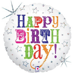 Foil Μπαλόνι Happy Birthday 47cm