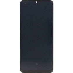 Γνήσια Οθόνη Super AMOLED και Μηχανισμός Αφής για Samsung Galaxy A32 A325F με Πλαίσιο - Μαύρο (Service Pack) - OEM: GH82-25579A