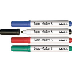 Maul Μαρκαδόροι Πίνακα Μπλε 4mm Σετ 4τμχ 6382599