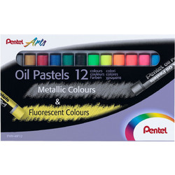 PHNMF12 ΛΑΔΟΠΑΣΤΕΛ FLUO & METALL 12ΧΡ