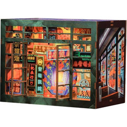 Cutebee Hong Kong Neon Light 3D Book Nook DIY 49 Κομμάτια 13cm