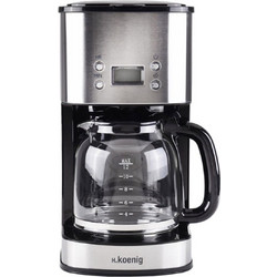 H.Koenig MG30 Inox Προγραμματιζόμενη Καφετιέρα Φίλτρου 1000W