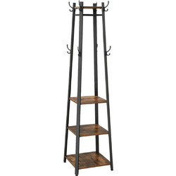 Μεταλλικός Καλόγερος με 3 Ράφια 45 x 45 x 181 cm VASAGLE LCR80X