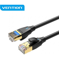 Vention S/FTP Cat.8 Καλώδιο Δικτύου Ethernet 1m Black