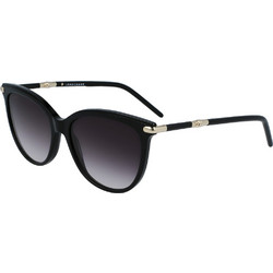 Longchamp LO727S-001 Γυναικεία Γυαλιά Ηλίου Πεταλούδα Κοκάλινα Μαύρα με Μαύρο Φακό