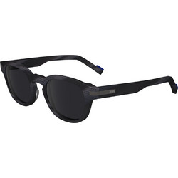 Zeiss ZS23536S-36 Ανδρικά Γυαλιά Ηλίου Τετράγωνα Κοκάλινα Μαύρα με Μαύρο Φακό