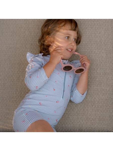 Little Dutch Sunny Flowers Blue Βρεφικό Μαγιό Ολόσωμο LD-CL25038109