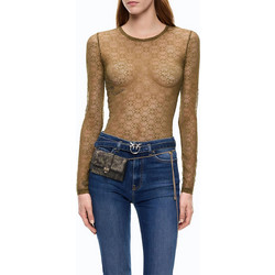 PINKO ROVER MAGLIA PIZZO STRETCH LOV 107737A3MK-X24 Olive