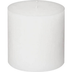 ΚΕΡΙΆ ΑΡΩΜΑΤΙΚΆ & ΔΙΑΚΟΣΜΗΤΙΚΆ OLIA WHI RND CANDLE 10X10 103124
