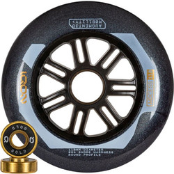 IQON Access 110 Dark Grey 3-τμχ. Ροδάκια 110χιλ./85A - Διαφανές Μαύρο/Σκούρο Γκρί 19.30410