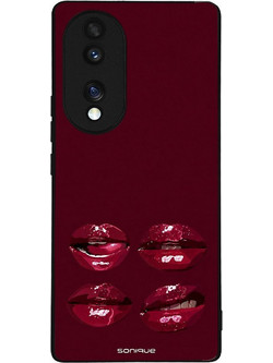 Sonique Diva Series Θήκη (Honor 70 5G) Κόκκινα Χείλη