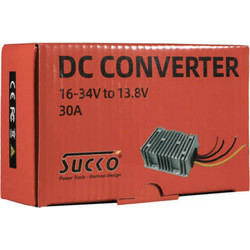 Μετατροπέας Τάσης Converter 16-34VDC σε 13.8VDC 30A Για Ελαιοραβδιστικά SUCKO (CO-3413)