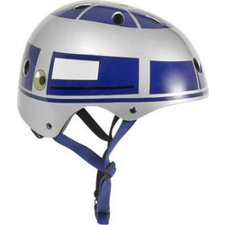 wars r2d2 κράνος - γκρι/μπλε χρώμα γκρι-μπλε, μέγεθος small : 48-54εκ