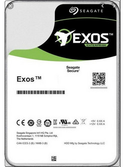 Seagate Exos X16 12TB SATA HDD Σκληρός Δίσκος 3.5" Sata 3 7200rpm με 256MB Cache