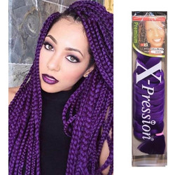 X-Pression Πλεξούδες Κοτσιδάκια Ultra Ράστα Purple