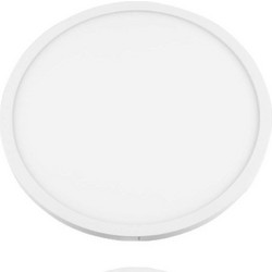 Spot Light Στρογγυλό Μεταλλικό Χωνευτό Σποτ με Ενσωματωμένο LED και Θερμό Λευκό Φως 8W 720Lm Λευκό 11.5x11.5εκ