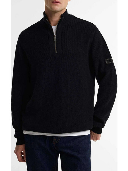Barbour Ανδρική Πλεκτή Μπλούζα Μαύρη MOL0780BK11