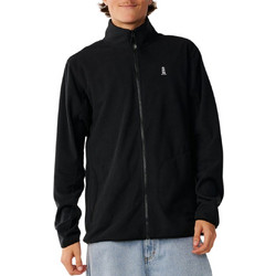 Rip Curl S-Series Zip Crew Ανδρική Ζακέτα Fleece με Φερμουάρ Μαύρη