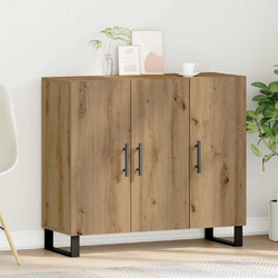 Πλαϊνό γραφείο Artisan Oak 90 x 34 x 80 εκ. Επεξεργασμένο Ξύλο 862954
