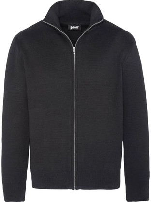 Schott PLKERN2 Ανδρική Ζακέτα με Φερμουάρ Μαύρη PLKERN2-BLACK