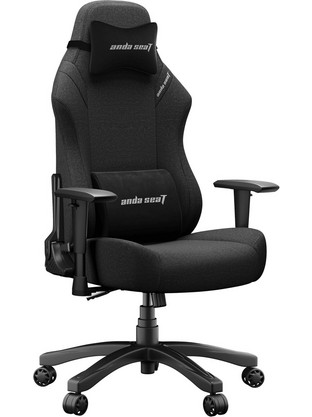 Anda Seat Luna Καρέκλα Gaming Υφασμάτινη Σκούρο Γκρι