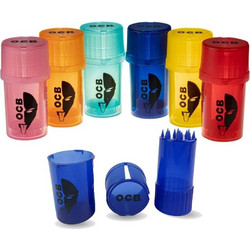 OCB GRINDER 2 IN 1 40mm 3 PARTS ΤΡΙΦΤΗΣ ΚΑΠΝΟΥ Κίτρινο 3057069969011