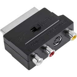 Αντάπτορας SCART - 3xRCA + SVHS in-out