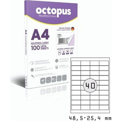 ΕΤΙΚΕΤΕΣ OCTOPUS 0195 48,5x25,4 τεμ 4000/Κ 100φ