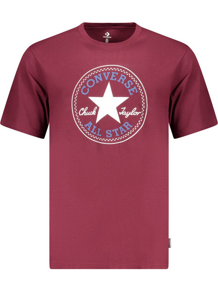Converse Mens Red Short-sleeved T-shirt CVM5T459_RO601MJR