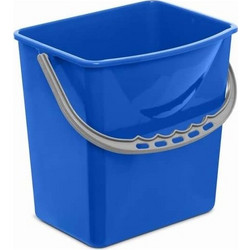 Κουβάς πλαστικός 6lt ορθογώνιος 23x18x23 Μπλέ
