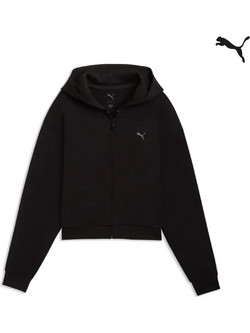 Puma W Cloudspun Γυναικεία Ζακέτα Φούτερ με Κουκούλα και Φερμουάρ 528958