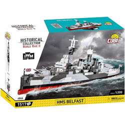 COBI Τουβλάκια HMS Belfast (κλίμακα 1:300) - 1517 τεμάχια - Ηλικία 10+