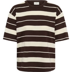 KAFFE KAwinny 1/2 striped t-shirt brown 10511813