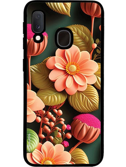 Sonique 3D Flower Series Θήκη Salmon (Samsung Galaxy A20e)
