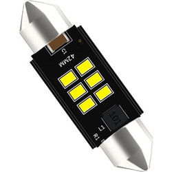 VenCore 3216-10156 - C5W Festoon CanBus Gen4 42mm - Λάμπα LED Σωληνωτή για Βάση C5W 42mm Festoon CanBus Gen4 6 SMD 3020 2W 330 Lumen 8-48 Volt Ψυχρό Λ