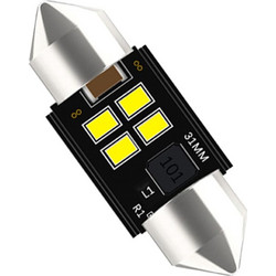 VenCore 3216-10132 - C5W Festoon CanBus Gen4 31mm - Λάμπα LED Σωληνωτή για Βάση C5W 31mm Festoon CanBus Gen4 4 SMD 3020 1.35W 220 Lumen 8-48 Volt Ψυχρ
