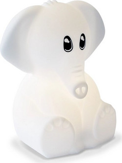 Φωτάκι Νυκτός Kidywolf with Farb- wechsel Elefant 15cm