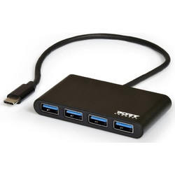Port Designs 900123 i USB Hub 3.0 USB-C με 4 Θύρες USB-A