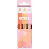 Σετ 3 Bio Μολύβια Glitter Make-up Sunshine Namaki 110137