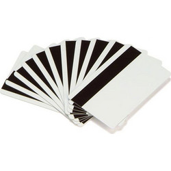 Zebra 30 mil - λευκή - CR-80 Κάρτα (85,6 x 54 mm) 500 τεμ. Μαγνητική ταινία PVC (LoCo) - MPN 104523-112